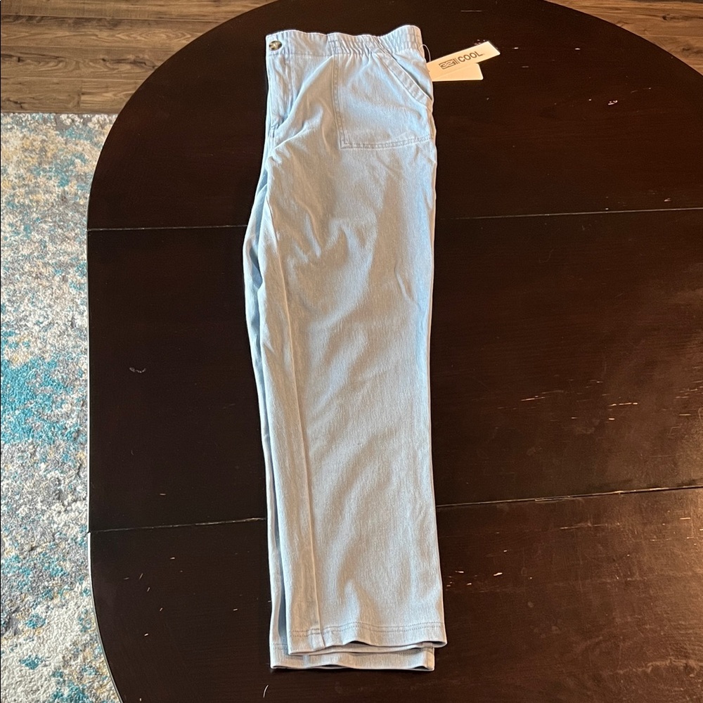 32 Degrees Stretchy Denim Crop Pants